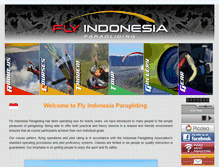 Tablet Screenshot of indonesia-paragliding.com